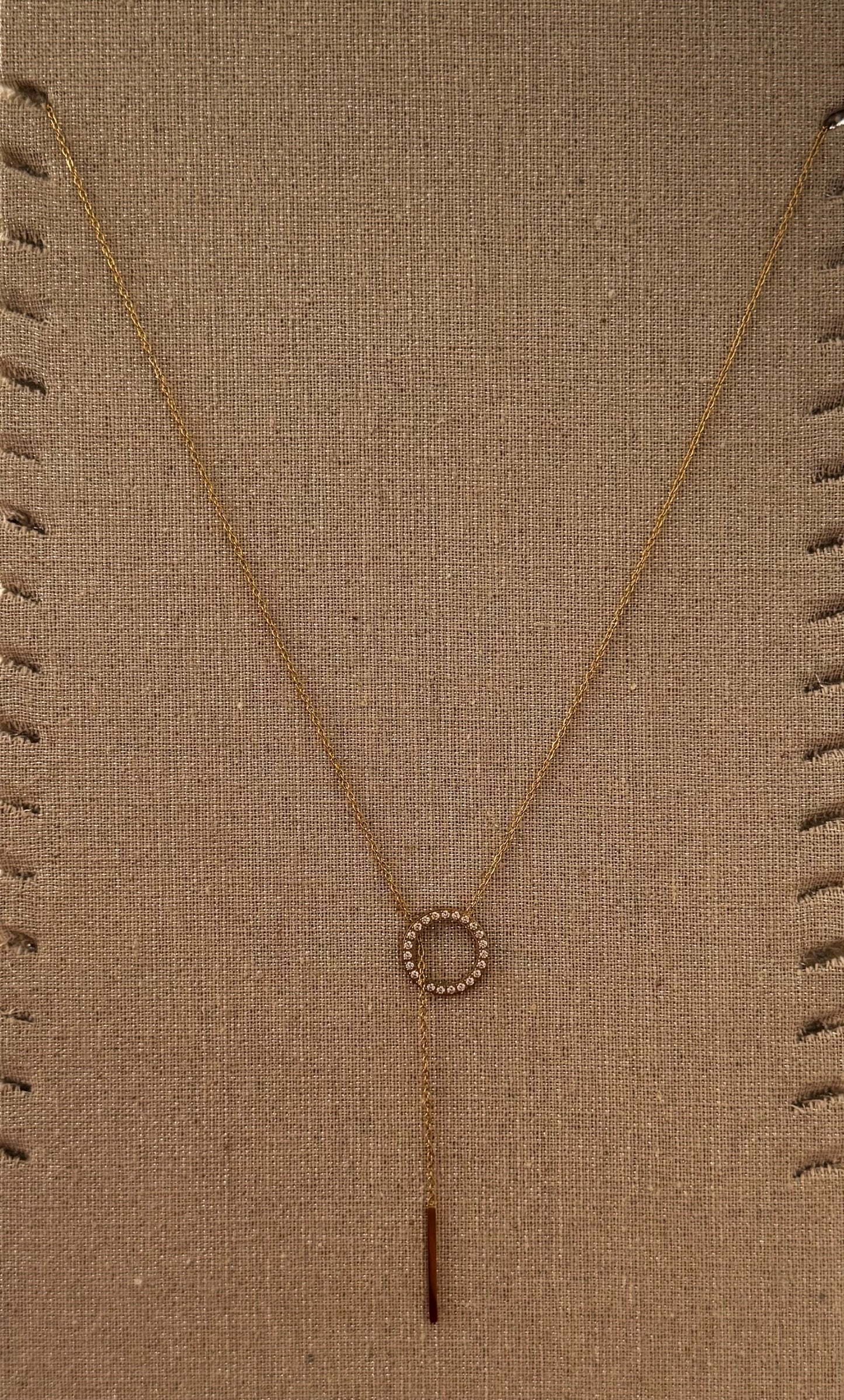 Collier " Cercle en Diamant "