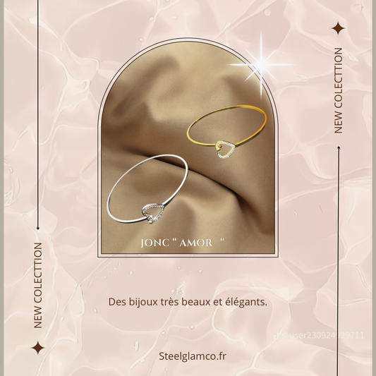 Jonc Cœur " Amor "
