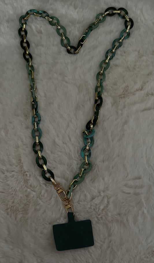Bijoux de Téléphone " Vert d'eau "